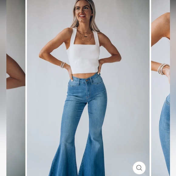 NWT Le Lis Knit Crop Top in Cream - Picture 10 of 10